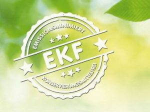 Emissionsminimierte- und konservierungsmittelfreie Farben